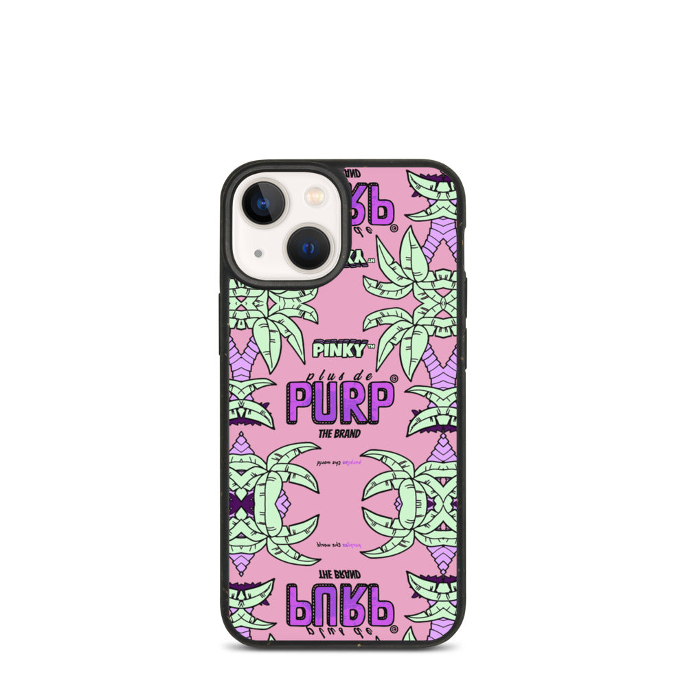 Coque iPhone Biodégradable (Toutes Versions) PALM & CHILL - Pinky™ - The Brand PlusDePurp.©