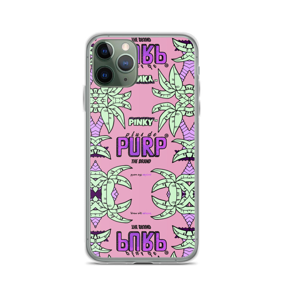 Coque iPhone (Toutes Versions) PALM & CHILL - Pinky™ - The Brand PlusDePurp.©