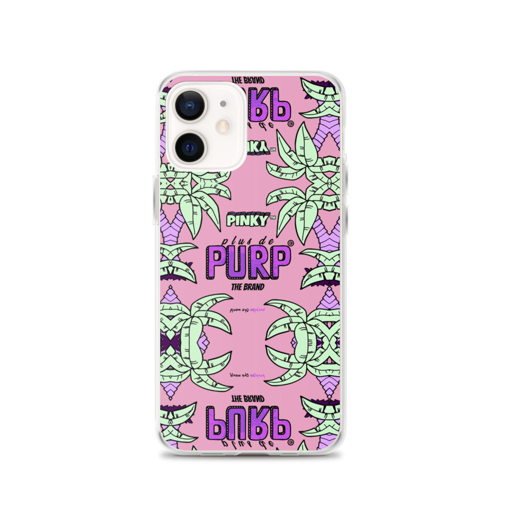 Coque iPhone (Toutes Versions) PALM & CHILL - Pinky™ - The Brand PlusDePurp.©