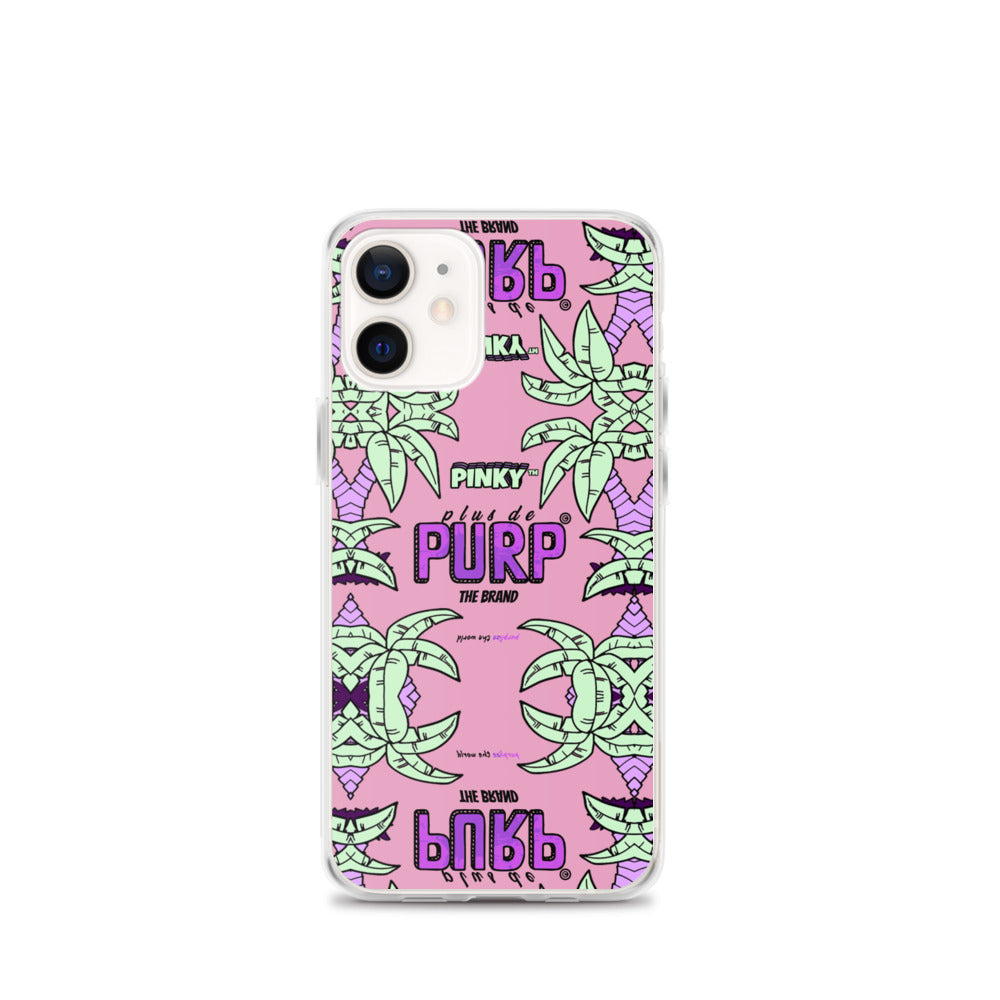Coque iPhone (Toutes Versions) PALM & CHILL - Pinky™ - The Brand PlusDePurp.©