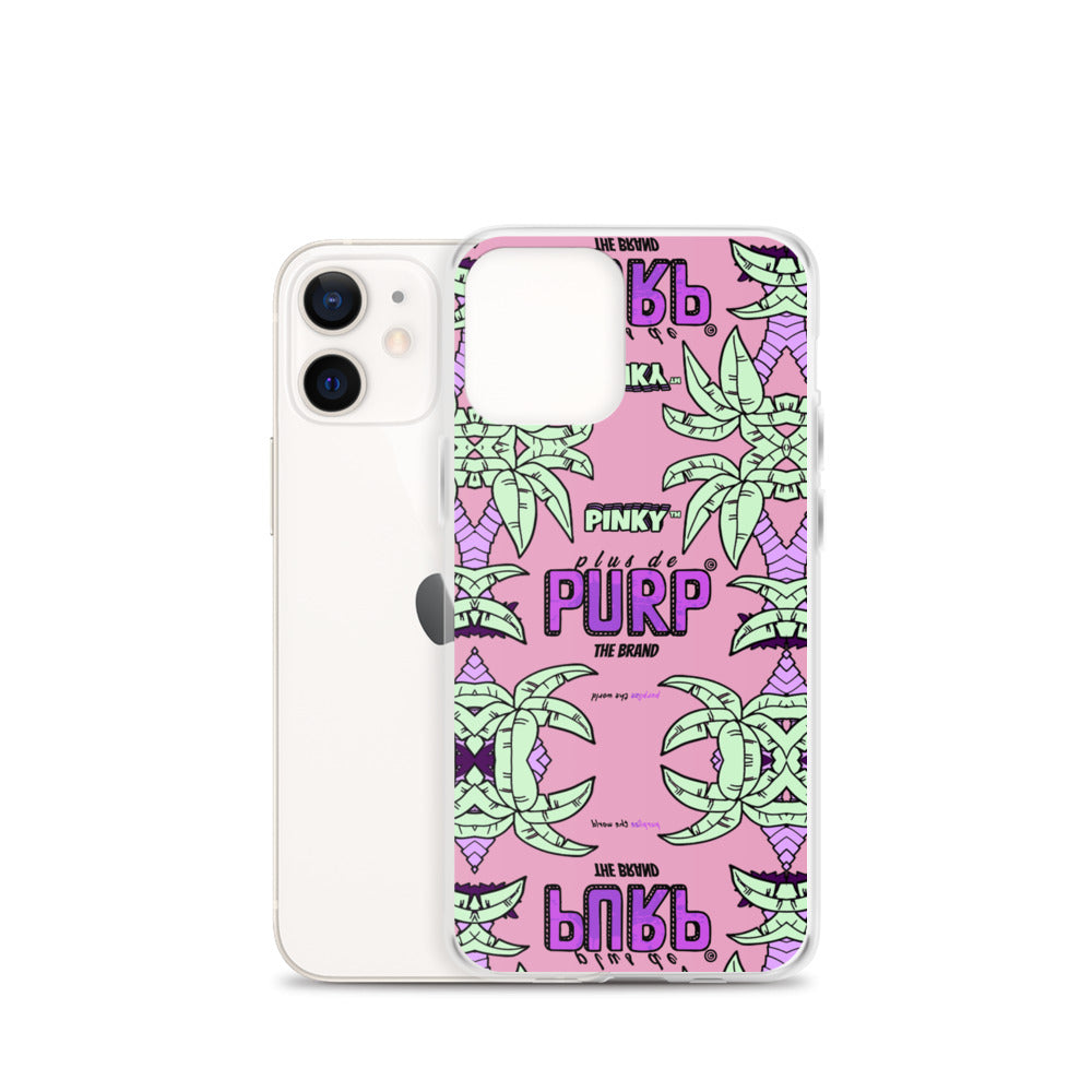 Coque iPhone (Toutes Versions) PALM & CHILL - Pinky™ - The Brand PlusDePurp.©