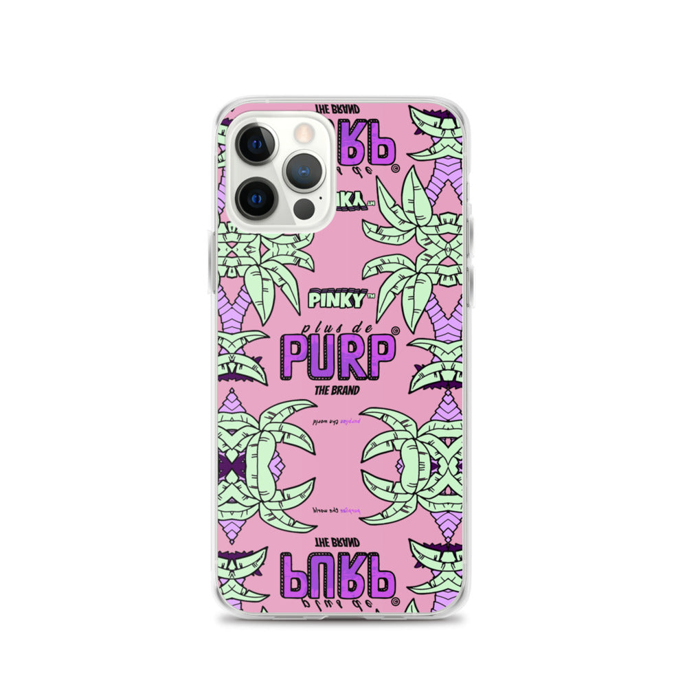 Coque iPhone (Toutes Versions) PALM & CHILL - Pinky™ - The Brand PlusDePurp.©