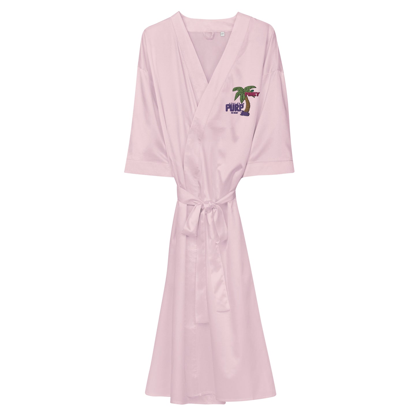 Kimono satin PALM & CHILL - Pinky™ - [PlusDePurp - The Brand]