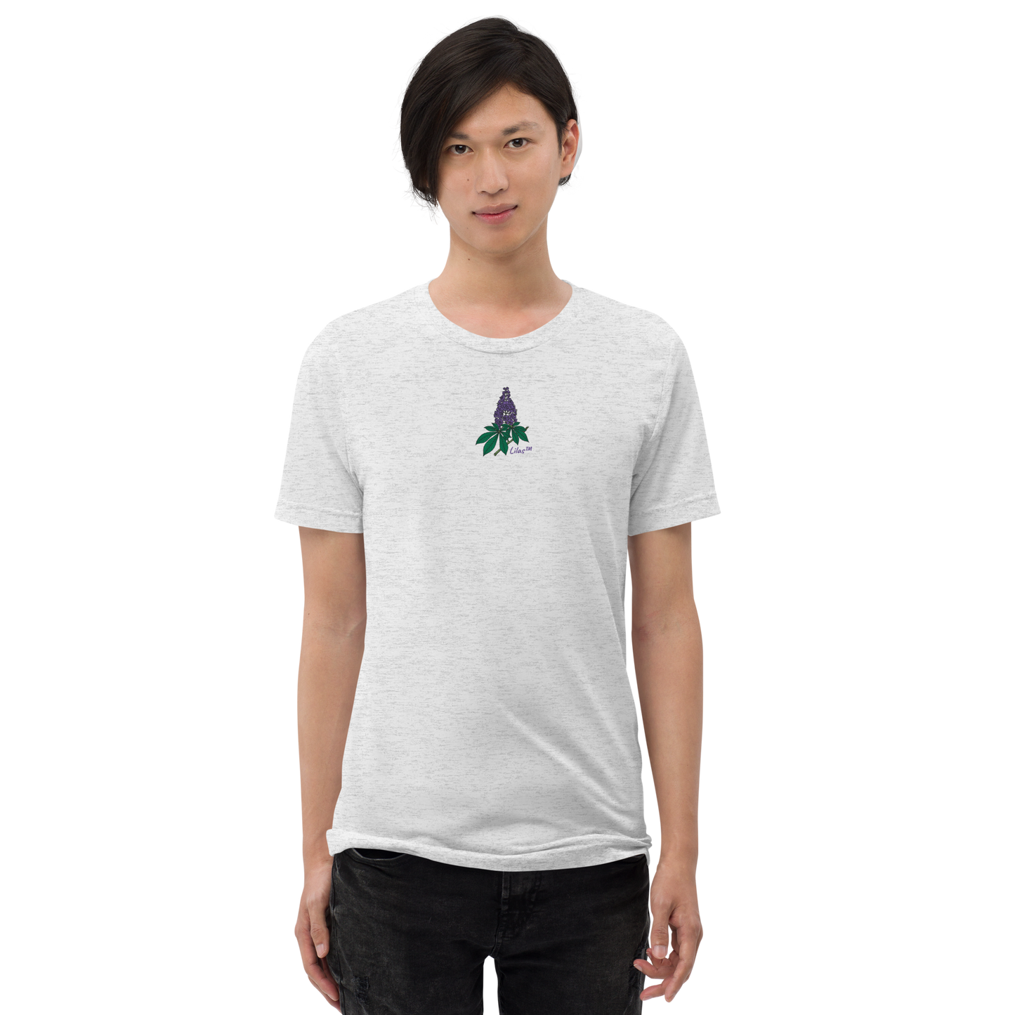 T-shirt brodé unisexe - Lilas™ - The Brand PlusDePurp.©