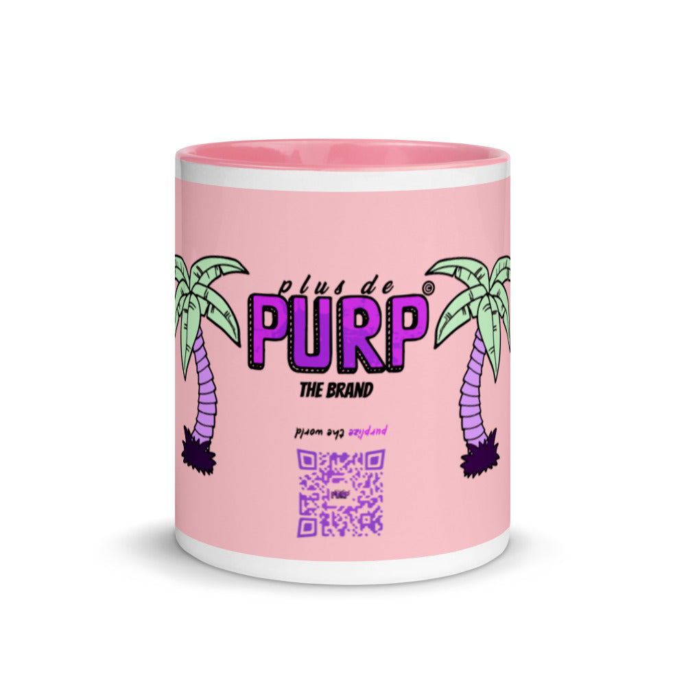 Mug PALM & CHILL - Pinky™ - The Brand PlusDePurp.©