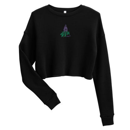 Sweatshirt Crop Top - Lilas™ - The Brand PlusDePurp.©