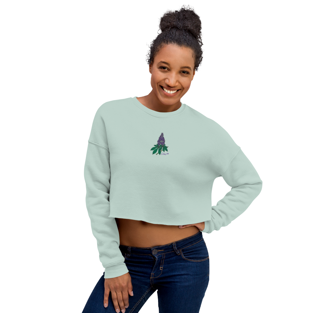 Sweatshirt Crop Top - Lilas™ - The Brand PlusDePurp.©